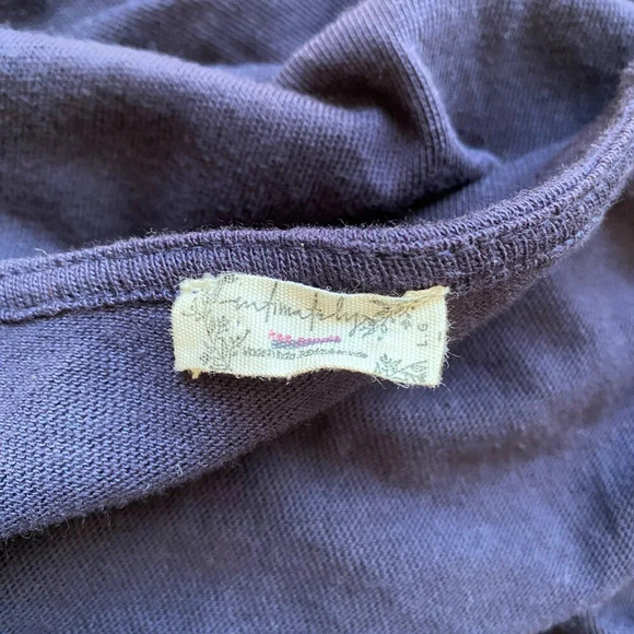 NWOT Free People Intimately FP Enchanted By You Bodysuit Women's Large Navy Silk - Picture 10 of 13